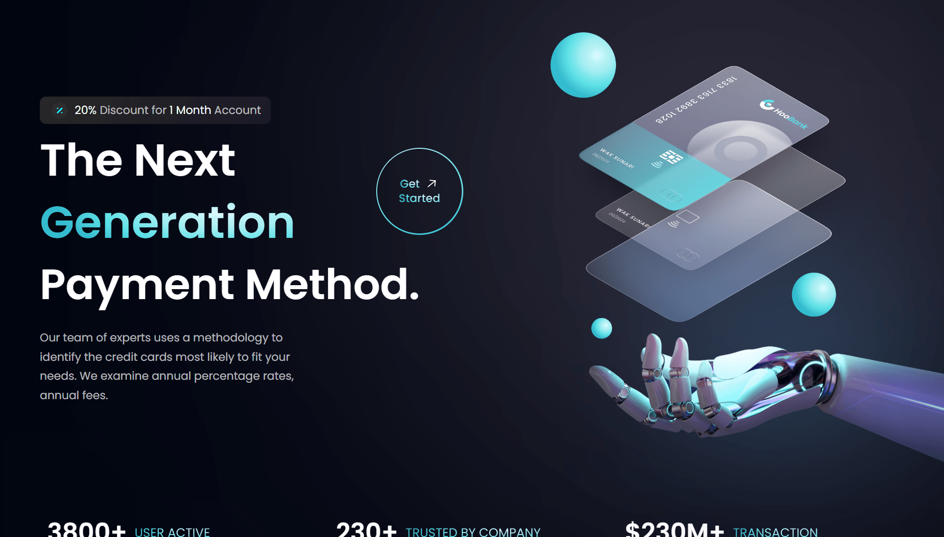 Featured image for Fintech Landing Page Modern Payment Solutions